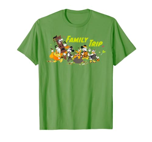 Disney Family Trip Halloween Costume Mickey & Friends T-Shirt - size chart