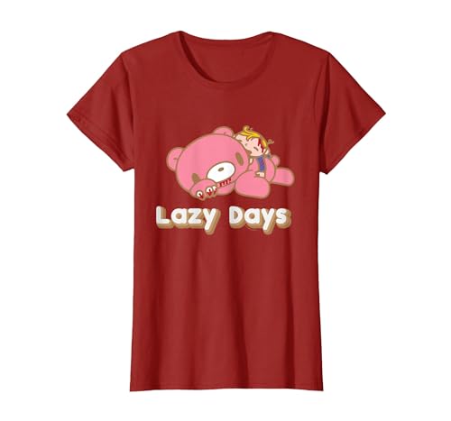 Gloomy Bear The Naughty Grizzly & Pity Lazy Days Anime T-Shirt - size chart
