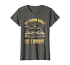 Mademark My Broom Broke So I Drove Funny Halloween Design T-Shirt - size chart