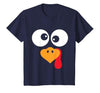 Thanksgiving shirts for Women Men Kids Thanksgiving Funny Turkey Face Costume Outfit Mens Boys Kids T-Shirt - size chart