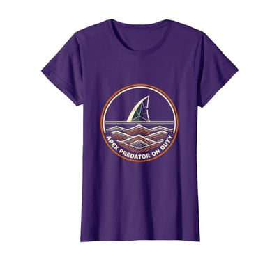 Apex Predator On Duty Shark Design T-Shirt