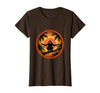 Mademark Monkey Silhouette Tropical Sunset Graphic T-Shirt - Women - size chart