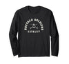 Gene Brown Designs Buffalo Soldiers Collegiate White Combo Long Sleeve T-Shirt - size chart