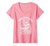 Funny Skeleton Meme Quote Sarcastic Humor Adult Women's Why Take The High Road When You Can Take The Psycho Path V-Neck
