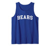 Bears - Designs Bears Tank Top - size chart