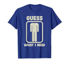 Humor Head Halloween Party Fun Guess What I Need Head Graphic T-Shirt - size chart