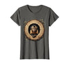 Mademark Capuchin Monkey in Hollow Log Illustration T-Shirt - Women - size chart