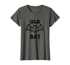 Funny Halloween tees for men and women Vintage Old Bat tee for Halloween and Birthdays T-Shirt - size chart