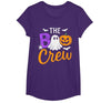 Halloween Tees for Women Men Kids Spooky Squad Boo Ghost Crew Team Halloween Boys Girls Kids T-Shirt - size chart