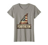 Mademark Fear the Fin Shark Graphic Design T-Shirt - size chart