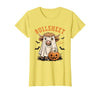 Bullsheet Highland Cow Ghost Halloween Tees Moo... I Mean Boo Bullsheet Highland Cow Ghost Halloween T-Shirt - size chart