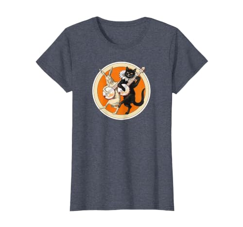 The Persnickety Owl Vintage Halloween Ephemera The Black Cat Magazine Halloween Cat Rabbit and Banjo T-Shirt - size chart