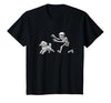 Funny Halloween Dog Lovers Gift Tees Skeleton Dogs Funny Skeleton Chasing Goldendoodle Dog Halloween Dogs Lover T-Shirt -