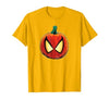 Marvel Spider-Man Halloween Spooky Pumpkin Jack-o'-Lantern T-Shirt - size chart
