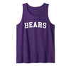 Bears - Designs Bears Tank Top - size chart