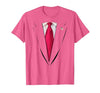 USA Trump Suit T-shirt Easy Halloween Costume USA President Trump Suit Easy Halloween Costume T-Shirt - size chart