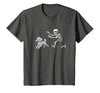 Funny Halloween Dog Lovers Gift Tees Skeleton Dogs Funny Skeleton Chasing Goldendoodle Dog Halloween Dogs Lover T-Shirt -