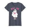 Spooky Season Ghost Halloween Boujee Boo-Jee Boo-JEE Spooky Season Ghost Pink Halloween Pumpkin Boujee T-Shirt - size chart