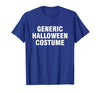 Generic Halloween Costume T-Shirt - size chart
