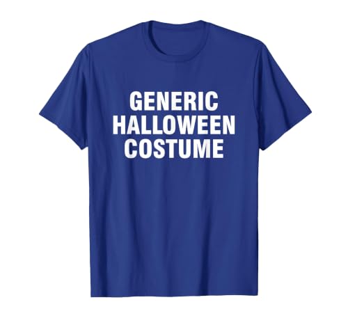 Generic Halloween Costume T-Shirt - size chart