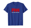 Fake News Network #fakenews Funny Trump Halloween Costume T-Shirt - size chart