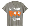 He's My Boo Matching Halloween Pajama Couples Funny T-Shirt - size chart