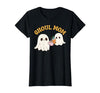 Ghoul Mom Cute Halloween Mother Ghost Mommy Trick Treating T-Shirt - size chart