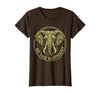Mademark Be the Elephant Strength and Wisdom Design T-Shirt - Women - size chart