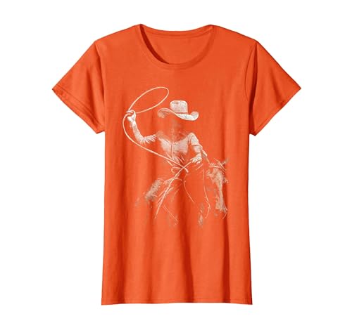 Cowgirl Western Rodeo Rodeo Cowgirl Western Horse T-Shirt - size chart