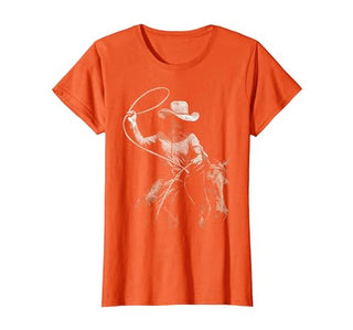 Cowgirl Western Rodeo Rodeo Cowgirl Western Horse T-Shirt - size chart