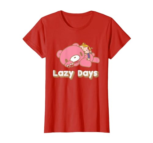 Gloomy Bear The Naughty Grizzly & Pity Lazy Days Anime T-Shirt - size chart