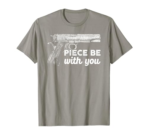 Gun Lover Cool Man Tee Piece Be with You 2nd Amendment Gun Lover Cool Man T-Shirt - size chart