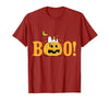 Peanuts Halloween Boo Pumpkin T-Shirt - size chart
