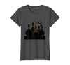 Mademark Vintage Halloween Potion Bottles Dusty Shelf T-Shirt - size chart