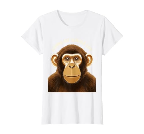 Mademark Living My Jungle Life Monkey Design T-Shirt - Women - size chart