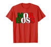 Italian Yeah B Mob Boss Italian Flag 1920s Costume Mafia Party T-Shirt - size chart