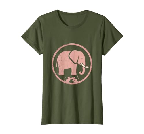 Mademark Be Kind Elephant and Mouse Gentle Touch Design T-Shirt - Women - size chart