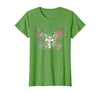 Butterfly Prayer Graphic Jesus Christian Cross Butterfly Prayer Jesus Christian Cross Floral Pattern T-Shirt - size chart