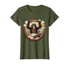 Mademark Monkey Office Chaos Funny Adult Humor Graphic T-Shirt - Women - size chart