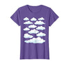 White Clouds Graphs White Clouds T-Shirt - size chart