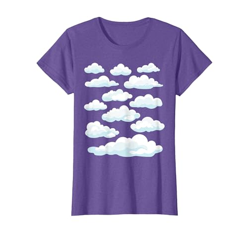 White Clouds Graphs White Clouds T-Shirt - size chart