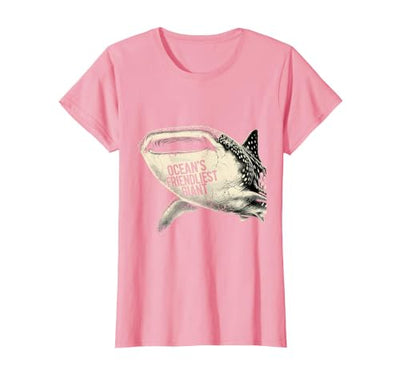 Ocean's Friendliest Giant Whale Shark Design T-Shirt