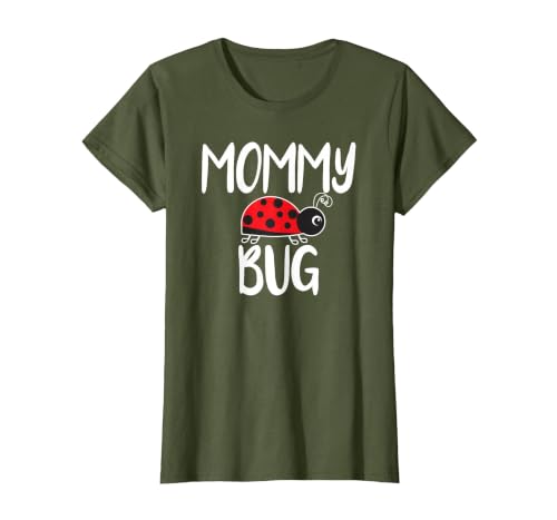 Funny Cute Ladybug Ideas For Mommy Mommy Bug Cute Ladybug Mom T-Shirt - size chart