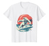 Sea Ocean Animal Art Polar Bear Ocean Sea Animal Surfing Ocean Sea Polar Bear T-Shirt - size chart