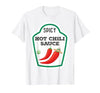 Lustige Essen & Sauce Fasching Kostüm Co. Chilli Sauce Costume Funny Fancy Dress Costumes for Men and Women T-Shirt - size