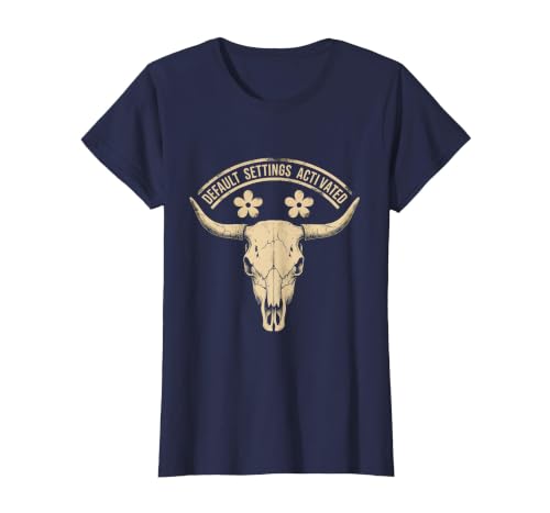 Mademark White Boy of the Year Default Settings Activated T-Shirt - Women - size chart