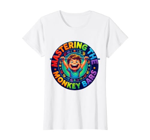 Mademark Mastering the Monkey Bars First Day of Kindergarten T-Shirt - Women - size chart