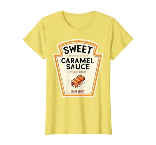 Halloween Shirts For Women Men Kids Boys Girls Halloween Caramel Sauce Funny Food Costume Women Men Kids T-Shirt - size chart