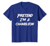 Last Minute Halloween Costume Pretend Tees Pretend I'm A Chameleon Halloween Costume T-Shirt - size chart