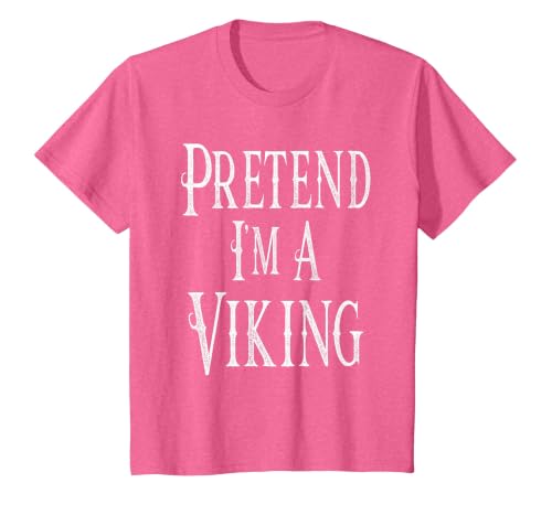 Fun and Easy Halloween Costume T-Shirts Pretend I'm A Viking - Easy Halloween Costume T-Shirt - size chart